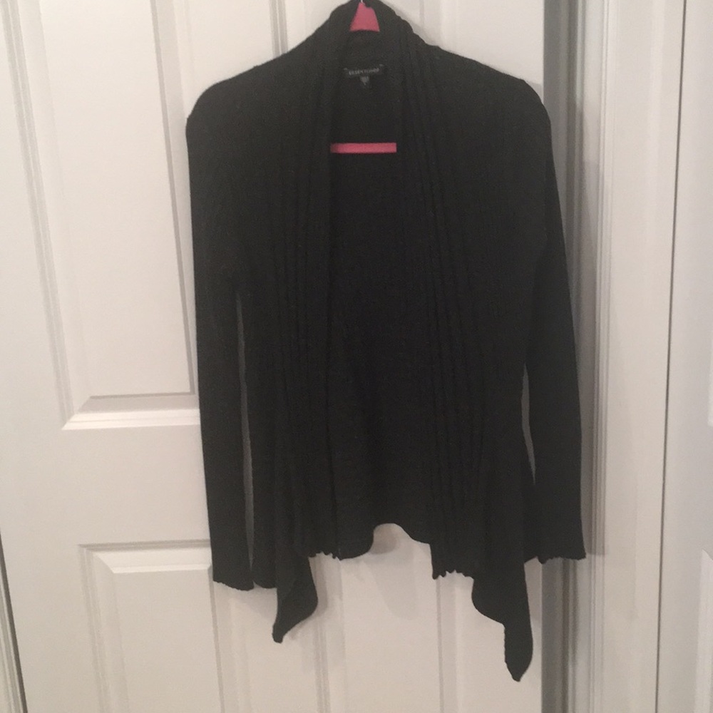 Eileen Fisher Size Small Black-Grey Sweater